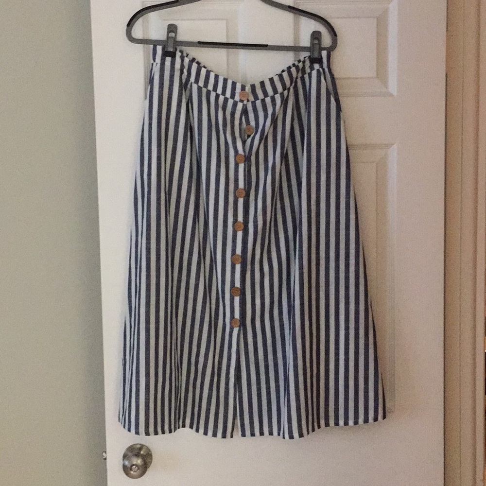 Stripe Skirt Set